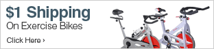 $1 Shipping on Exercise Bikes