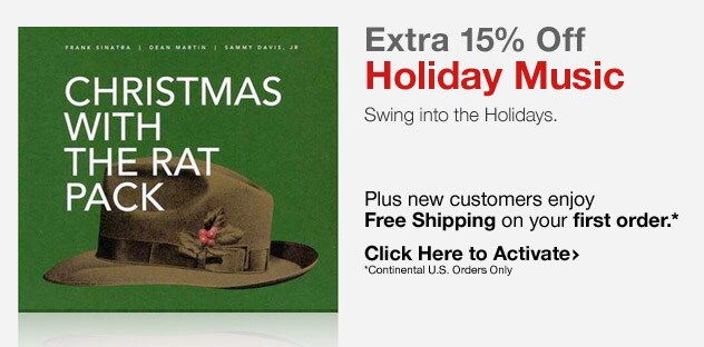 Extra 15% Off Holiday Music - Click Here