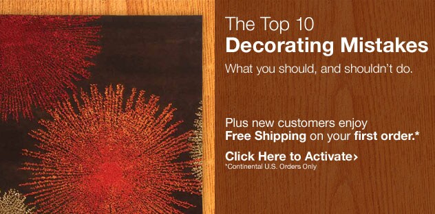 Top 10 Decorating Mistakes - Click Here
