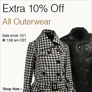 10% Off All Outerwear