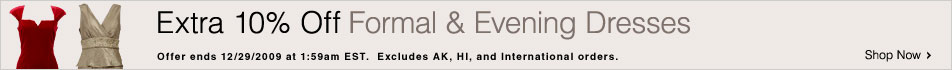 Extra 10% Off Dresses