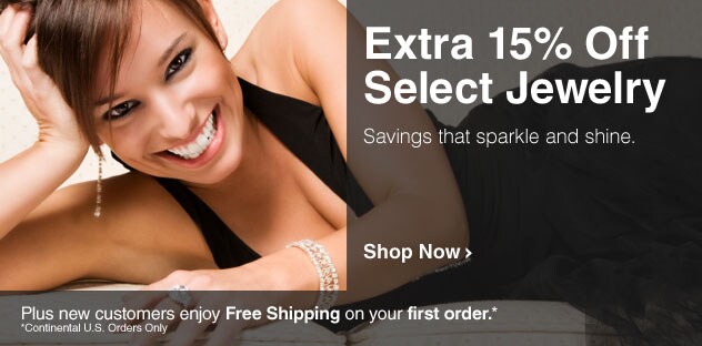 Extra 15% off Select Jewelry - Shop Now
