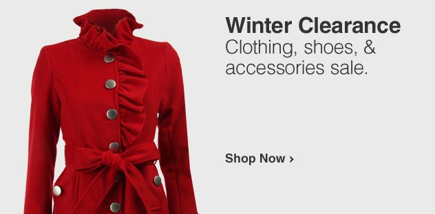 Winter Clearance - Shop Now