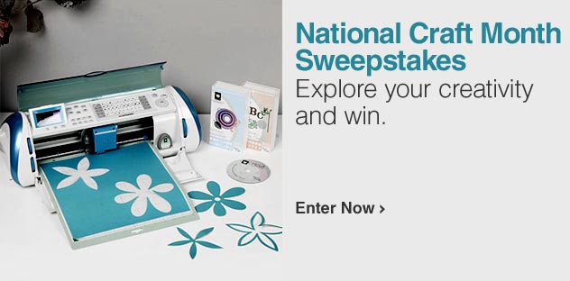 National Craft Month Sweepstakes - Shop Now