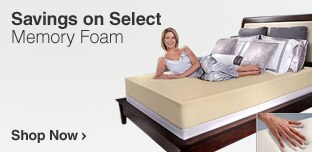 Savings on Memory Foam