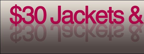 $30 Jackets and Coats