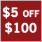 5% Off all orders