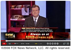 Patrick Byrne and Short Selling on Fox Business News - click here to see video