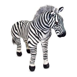 Melissa & Doug Plush Zebra