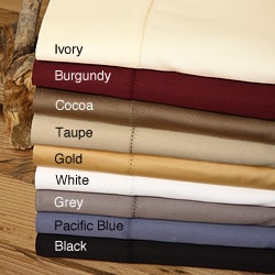 Andiamo Solid 500 Thread Count Egyptian Cotton Sheet Set