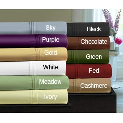 Egyptian Cotton Sateen 350 Thread Count Extra-deep Pocket Sheet Set