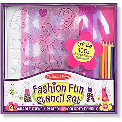 Melissa & Doug Fashion Fun Stencil Set